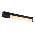 Nordlux Malaika 49 Wall Light Aluminium Black 6W 540lm - 830 Warm White | IP44