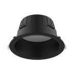 Noxion LED Downlight Hera Deep Recessed Black 9W 900lm - 827-840 CCT | 146mm - Cutout 120mm