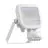 Ledvance LED Floodlight Aluminium White 8W 1100lm 100D - 830 Warm White | IP65 - Motion And Light Sensor - Symmetrical