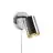 Nordlux Explore Wall Light Metal and Ceramic Chrome | Suitable for GU10