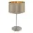 Eglo Table Lamp Maserlo Steel Satin Nickel | Suitable for E27
