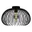 Eglo Ceiling Light Alhabia Steel Black | Suitable for E27