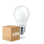 Multipack 10x Philips Corepro LED Bulb E27 Pear Frosted 4.5W 470lm - 830 Warm White | Replaces 40W